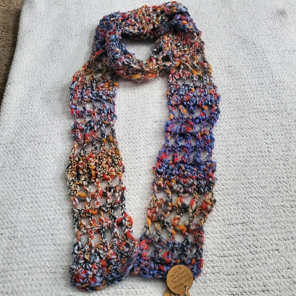 Wool blend & metallic long scarf - Picture 1 of 1